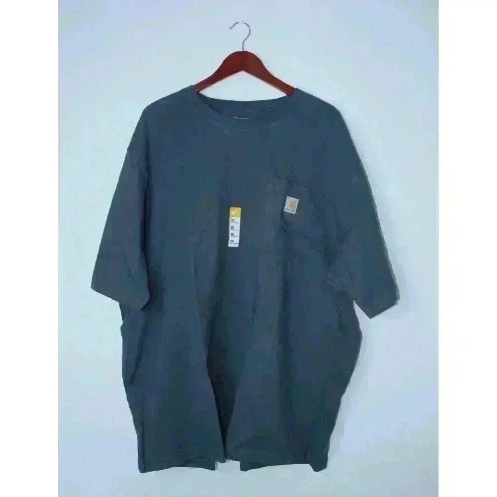Carhartt Men's Workwear Pocket Loose Fit SS T-shirt - Navy, XL (K87) NWT - Picture 1 of 11